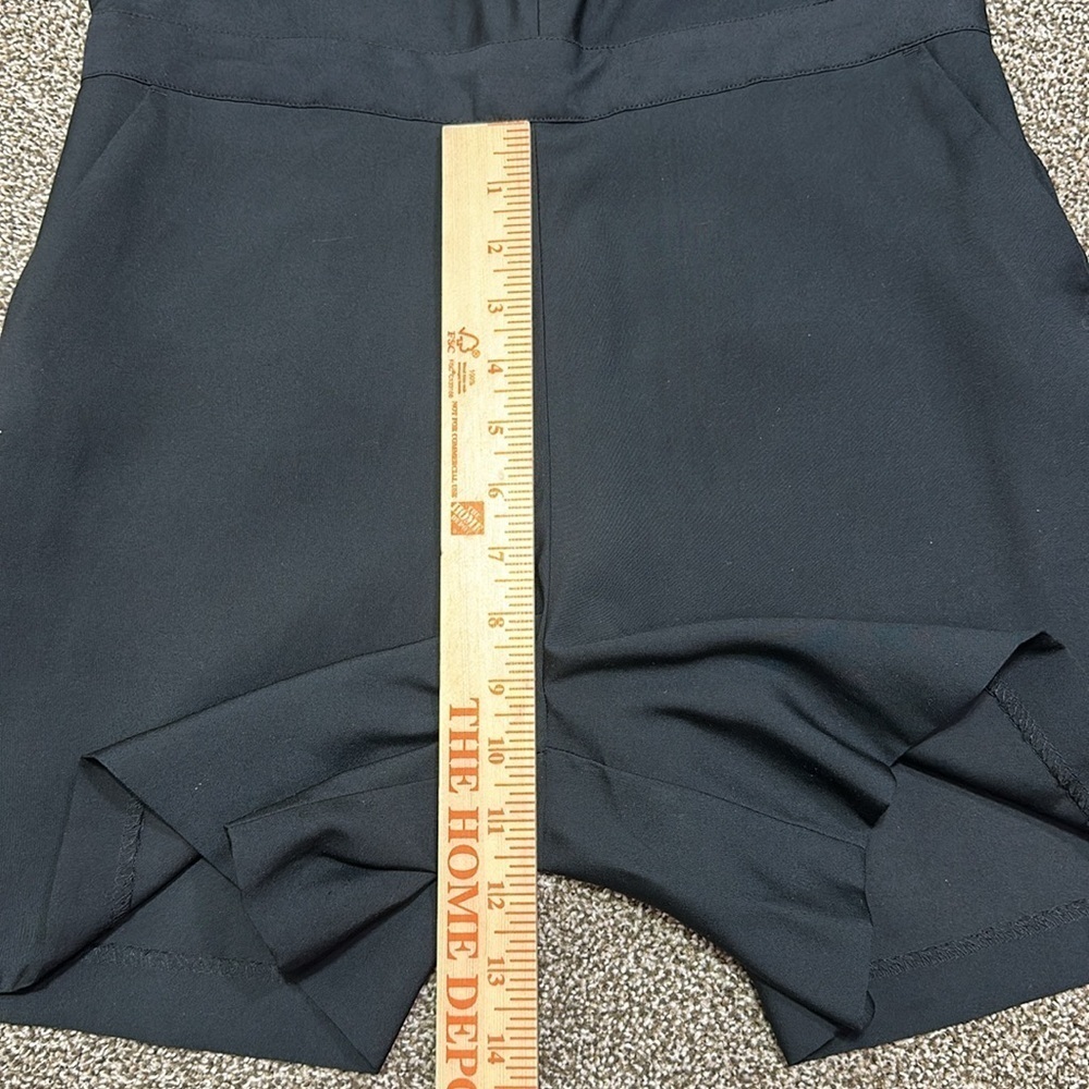 Banana Republic Petite romper flutter sleeve shorts pockets black 2P one piece - Picture 12 of 16